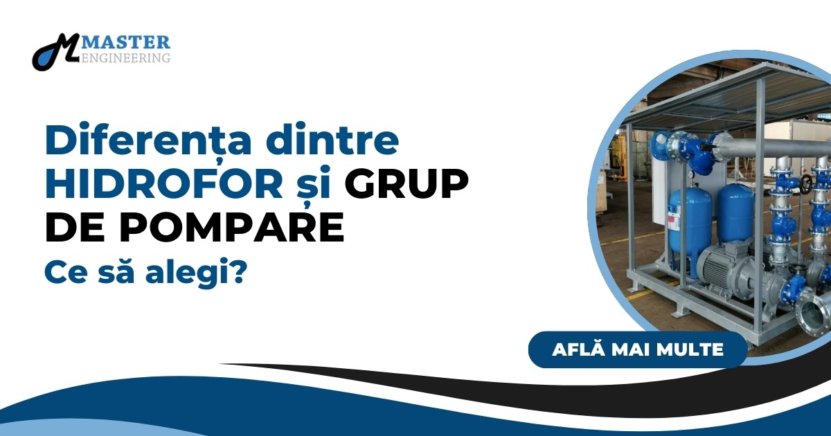 Diferența dintre hidrofor și grup de pompare
