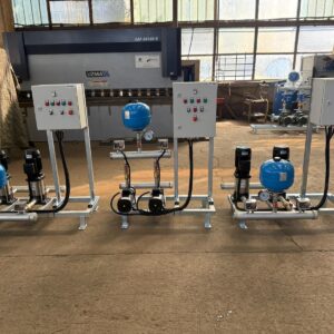 Grup de pompare incendiu, hidranti, 2,1 l/s la 45 mCA + 0,5 l/s la 55 mCA